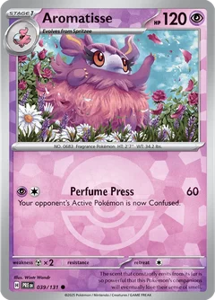 Aromatisse Poke ball Holo 39